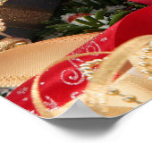 Weihnachts-Weihnachtsgestempel / DEIN FOTO Poster (Ecke)