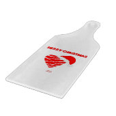 Weihnachts-Weihnachtsglas-Schneidplatte Schneidebrett (Ecke)