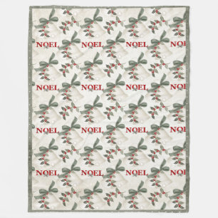 Weihnachts-Weihnachtsglocken D20 Fleece Blanket