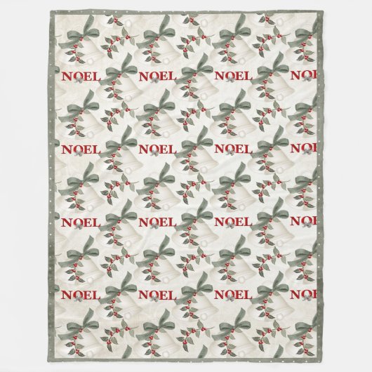 Weihnachts-Weihnachtsglocken D20 Fleece Blanket (Vorderseite)