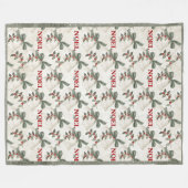 Weihnachts-Weihnachtsglocken D20 Fleece Blanket (Vorderseite (Horizontal))