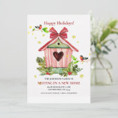 Weihnachts-Weihnachtsgottesdienst Feiertagskarte (Stehend Vorderseite)