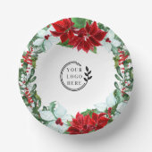 Weihnachts-Weihnachtsgottesloge für Feiertage-Part Pappteller (Vorderseite)