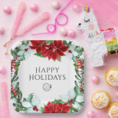 Weihnachts-Weihnachtsgottesloge für Feiertage-Part Pappteller (Party)