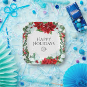 Weihnachts-Weihnachtsgottesloge für Feiertage-Part Pappteller (Party)