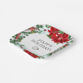 Weihnachts-Weihnachtsgottesloge für Feiertage-Part Pappteller (Gewinkelt)