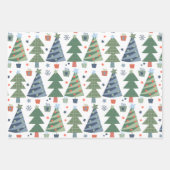 Weihnachts-Weihnachtsgrün Geschenkpapier Set (Vorderseite 3)