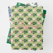 Weihnachts-Weihnachtsgrün Geschenkpapier Set (Beispiel)