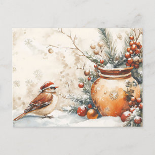 Weihnachts Weihnachtsgrüße Weihnachtsgeschenk-Szen Postkarte