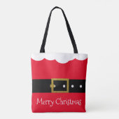 Weihnachts-Weihnachtsgürtel Roter Anzug Tasche (Rückseite)