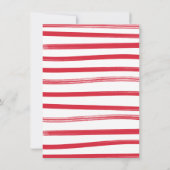 Weihnachts-Weihnachtshandzieher Weihnachts-Party Einladung (Rückseite)