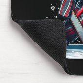 Weihnachts Weihnachtshockey Goalie Ugly Weihnachte Mousepad (Ecke)
