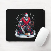 Weihnachts Weihnachtshockey Goalie Ugly Weihnachte Mousepad (Mit Mouse)