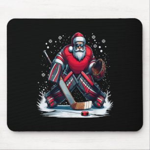 Weihnachts Weihnachtshockey Goalie Ugly Weihnachte Mousepad