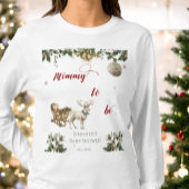 Weihnachts-Weihnachtsjunges Winter Hirsche Mommy z T-Shirt