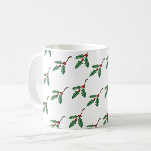 Weihnachts-Weihnachtskaffee Kaffeetasse (Vorderseite Links)