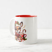 Weihnachts-Weihnachtskaffee Tasse (Vorderseite Links)