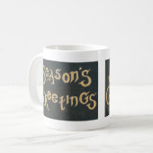 Weihnachts-Weihnachtskaffee-Tasse Kaffeetasse (Vorderseite Links)