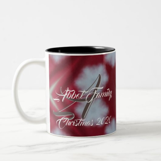 Weihnachts-Weihnachtskaffee-Tasse Zweifarbige Tasse (Links)