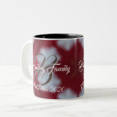 Weihnachts-Weihnachtskaffee-Tasse Zweifarbige Tasse (Vorderseite Links)