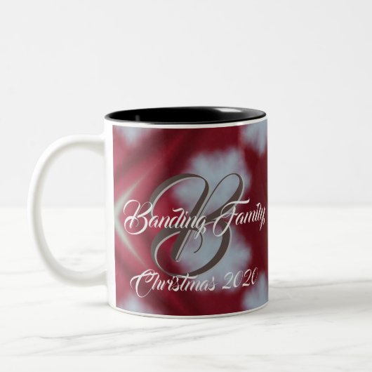 Weihnachts-Weihnachtskaffee-Tasse Zweifarbige Tasse (Links)