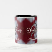 Weihnachts-Weihnachtskaffee-Tasse Zweifarbige Tasse (Mittel)