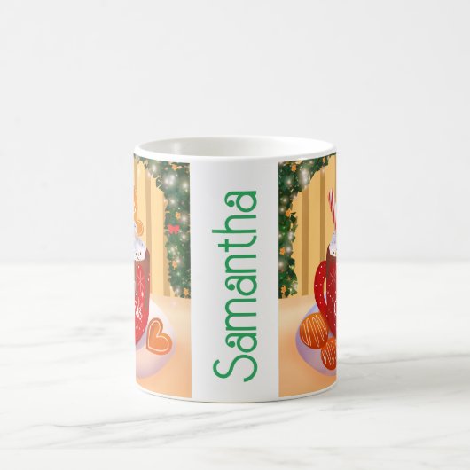 Weihnachts-Weihnachtskalender Kaffeetasse (Mittel)