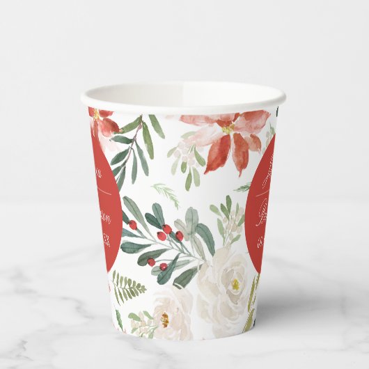 Weihnachts-Weihnachtskalender Pappbecher (Links)