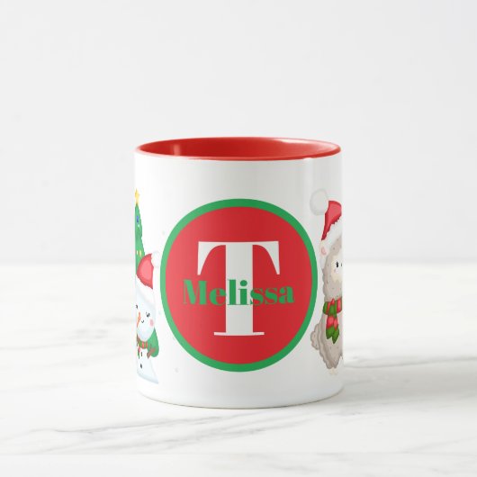 Weihnachts-Weihnachtskalender Tasse (Zentrum)