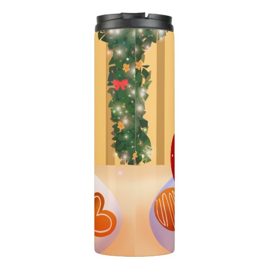 Weihnachts-Weihnachtskalender Thermosbecher (Rückseite)