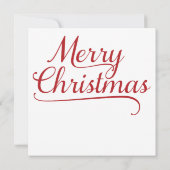 Weihnachts-Weihnachtskarte (Rückseite)