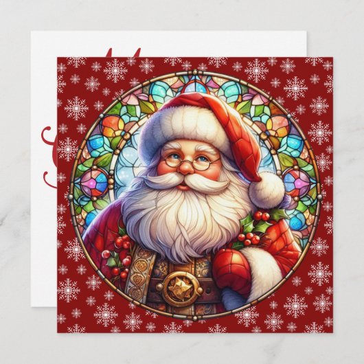 Weihnachts-Weihnachtskarte (Vorne/Hinten)