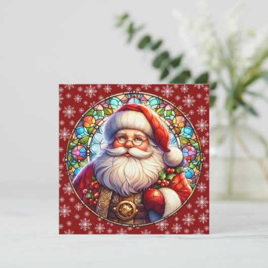 Weihnachts-Weihnachtskarte (Stehend Vorderseite)