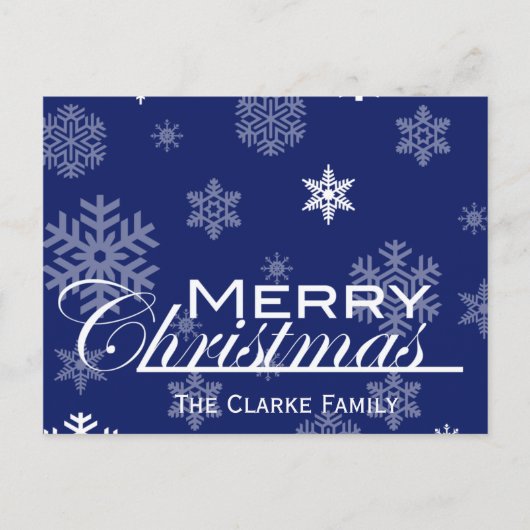 Weihnachts-Weihnachtskarte der Saison Feiertagspostkarte (Vorderseite)