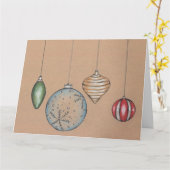 Weihnachts Weihnachtskarte der Saison Karte (Gelbe Blume)