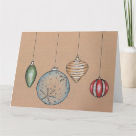 Weihnachts Weihnachtskarte der Saison Karte