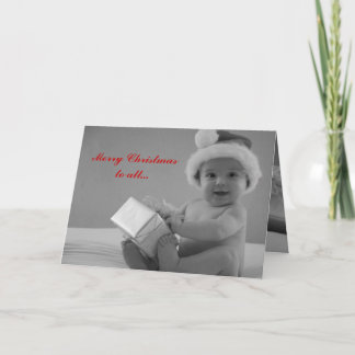 Weihnachts-Weihnachtskarte des Weihnachtsmanns Feiertagskarte