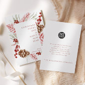 Weihnachts-Weihnachtskarte Einladung