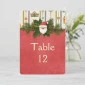 Weihnachts Weihnachtskarte Einladung (Stehend Vorderseite)