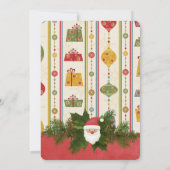 Weihnachts Weihnachtskarte Einladung (Rückseite)