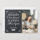 Weihnachts-Weihnachtskarte Feiertagskarte (Vorderseite)