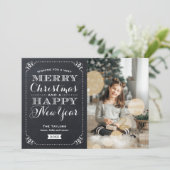 Weihnachts-Weihnachtskarte Feiertagskarte (Stehend Vorderseite)