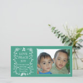 Weihnachts-Weihnachtskarte Feiertagskarte (Stehend Vorderseite)