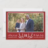 Weihnachts-Weihnachtskarte Feiertagskarte (Vorderseite)