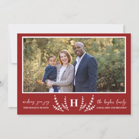 Weihnachts-Weihnachtskarte Feiertagskarte (Vorderseite)