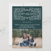 Weihnachts-Weihnachtskarte Feiertagskarte (Vorderseite)