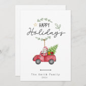 Weihnachts-Weihnachtskarte Feiertagskarte (Vorne/Hinten)