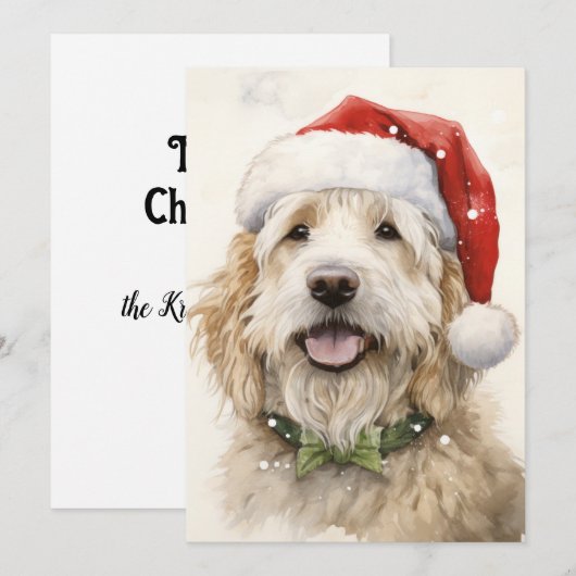 Weihnachts-Weihnachtskarte Feiertagskarte (Vorne/Hinten)