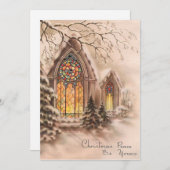 Weihnachts-Weihnachtskarte Feiertagskarte (Vorne/Hinten)