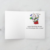 Weihnachts-Weihnachtskarte Feiertagskarte (Innenseite)